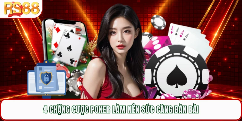 4 Chặng cược poker làm nên sức căng bàn bài 